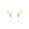 Pendientes dorados Marina García Flow 90954PD