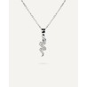 Collar serpiente de plata mujer T-Adoro 43.CO.22