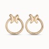 Pendientes dorados Uno de 50 'Mariposa' PEN0926ORO