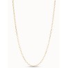 Collar Uno de 50 'Cadena 6' COL1391ORO