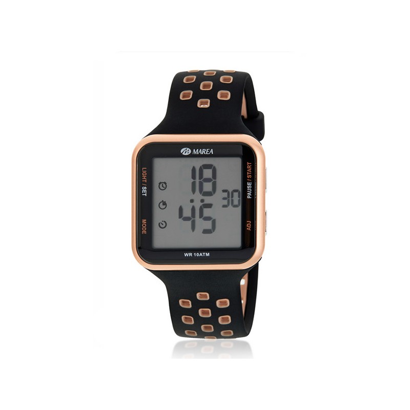Reloj Marea negro rosado B44102/4