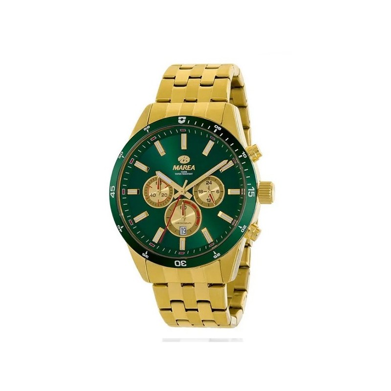 Reloj Marea dorado esfera verde 36198/4