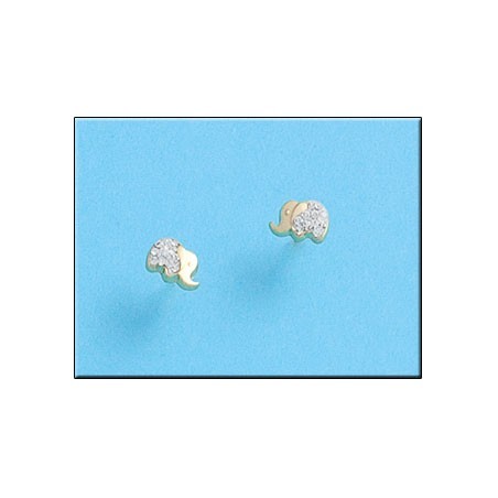 Pendientes de Oro elefante