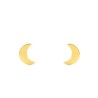 Pendientes de Oro medias lunas pequeñas
