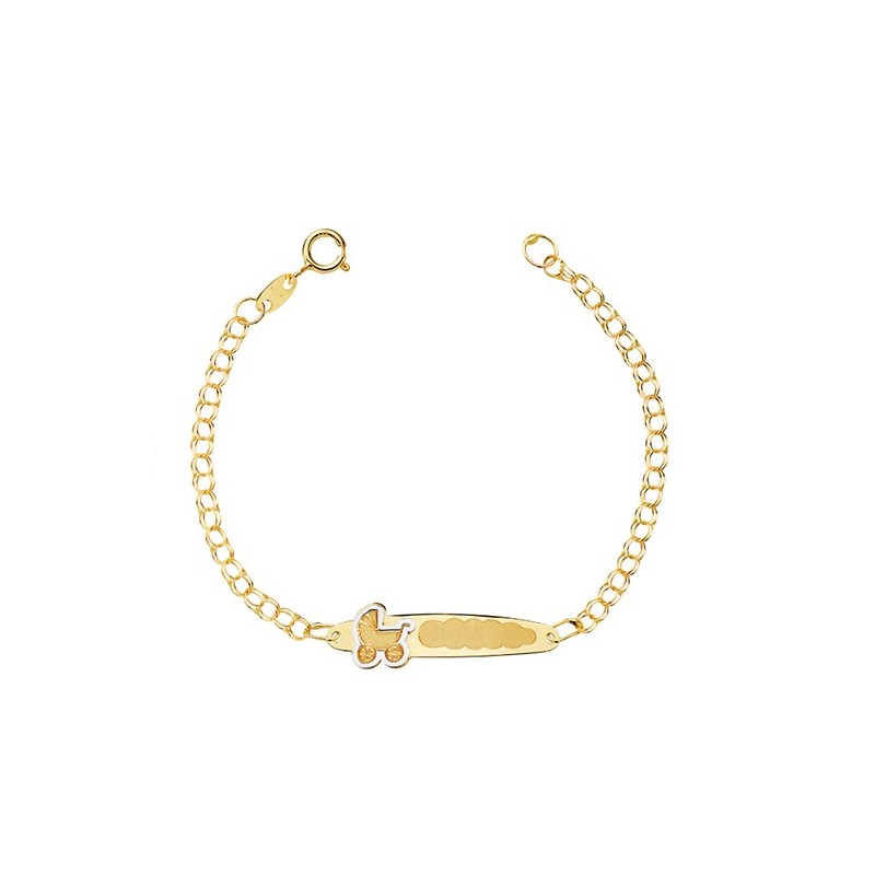 Esclava Oro bebé carrito