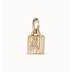 Letra A Uno de 50 dorada 'MYPADLOCK A' CHA0217BLNORO