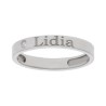 Anillo plata personalizado nombre