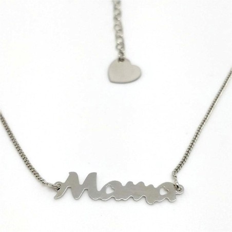 Pulsera nombre corazón plata