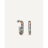 Pedientes aros de plata Rainbow T-Adoro 43.PE.29