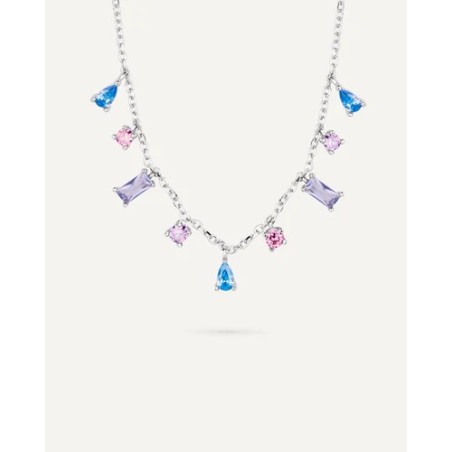 Colgante plata multicolor Sweet T-Adoro 44.CO.04