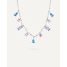 Colgante plata multicolor Sweet T-Adoro 44.CO.04