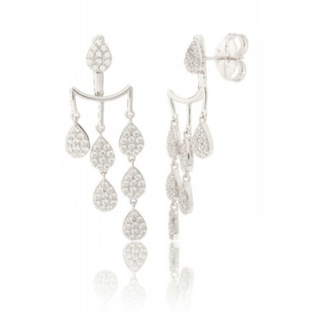 Pendientes de plata novias