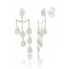 Pendientes de plata novias