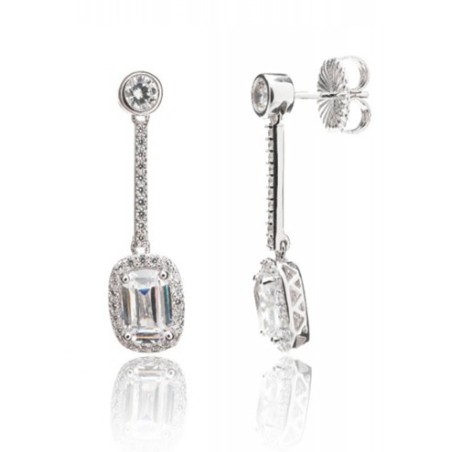 Pendientes Camaleoni plata versalles