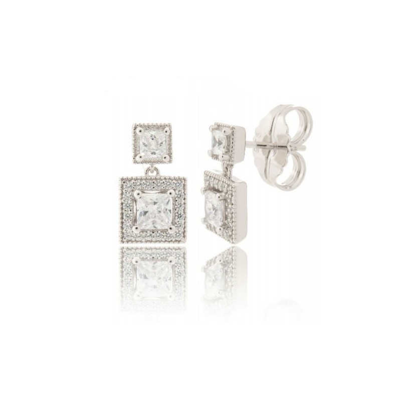 Pendientes Camaleoni plata Belmonte