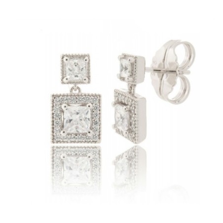 Pendientes Camaleoni plata Belmonte