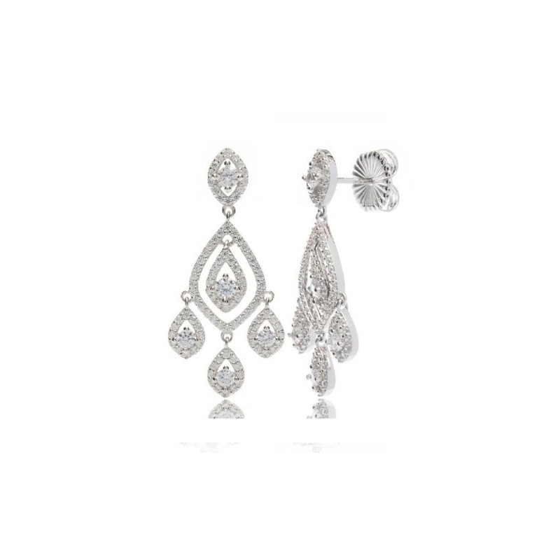 Pendientes Camaleoni plata Sammezzano