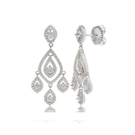 Pendientes Camaleoni plata Sammezzano