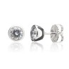 Pendientes chatón plata Camaleoni 1,00