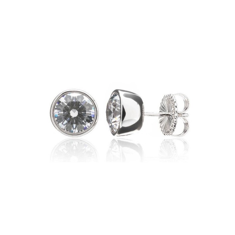 Pendientes chatón plata Camaleoni 2,00