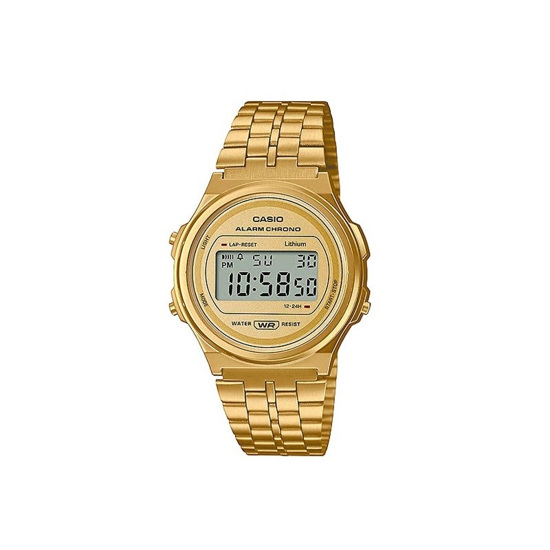 Reloj Casio vintage dorado A171WEG-9AEF
