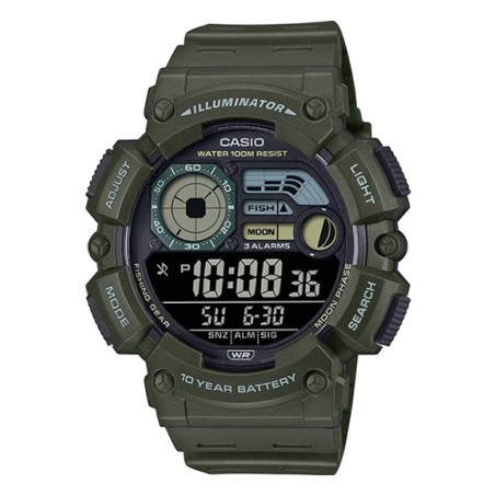 Reloj Casio digital verde pesca WS-1500H-3BVEF