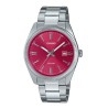 Reloj Casio esfera roja MTP-1302PD-4AVEF