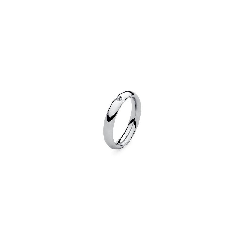 Anillo Qudo básico plateado