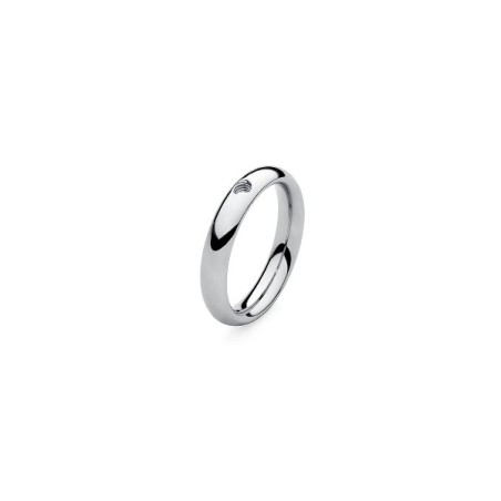 Anillo Qudo básico plateado