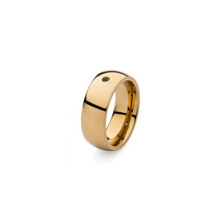 Anillo Qudo ancho dorado