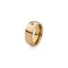 Anillo Qudo ancho dorado