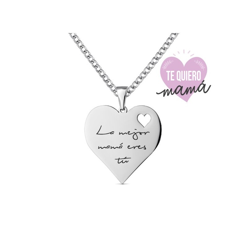 Colgante de acero 'La mejor Mamá'