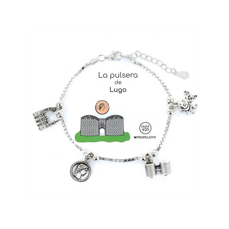 Pulsera de plata Lugo