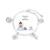 Pulsera de la Madrina en plata