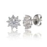Pendientes roseta plata Camaleoni