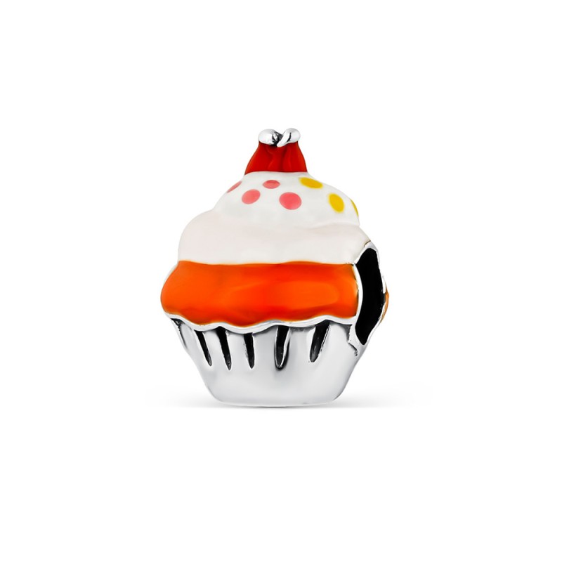 Abalorio de plata Muffin