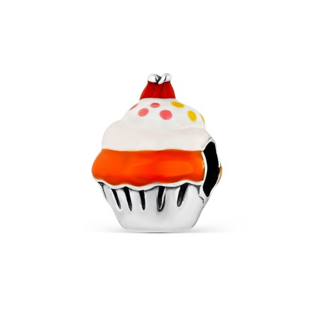 Abalorio de plata Muffin
