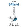 Abalorio de plata Totem Ballena