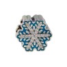 Abalorio de plata Copo de nieve