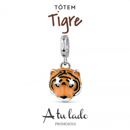 Charm de plata Totem Tigre