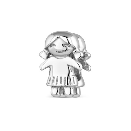 Abalorio Niña de plata