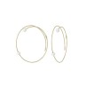 Aros Oro Magic Wire perlas