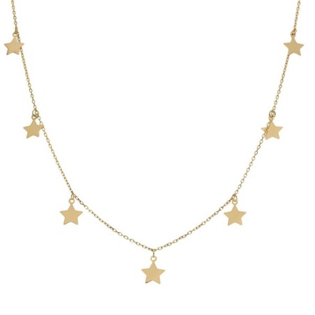 Gargantilla de Oro charms estrellas