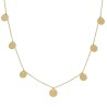 Gargantilla de Oro charms circulos