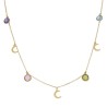 Gargantilla de Oro charms lunas