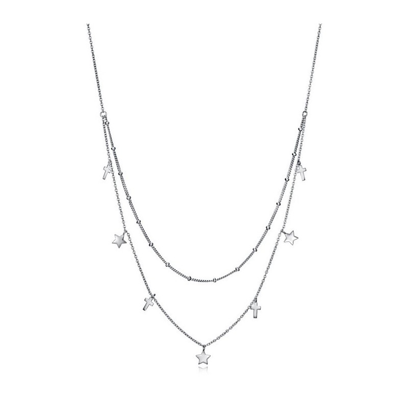 Gargantilla doble Viceroy Trend cruz y estrellas 4089C000-00