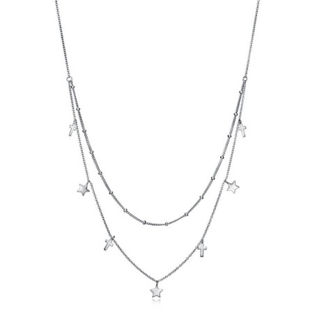 Gargantilla doble Viceroy Trend cruz y estrellas 4089C000-00