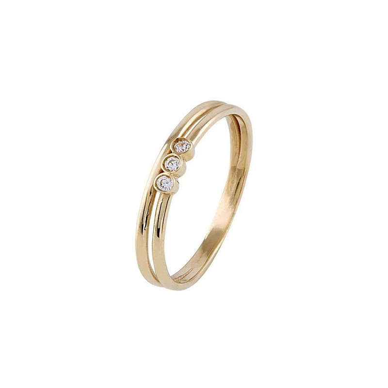 Sortija Oro Itemporality Lux 3 Diamantes GRN-201-045