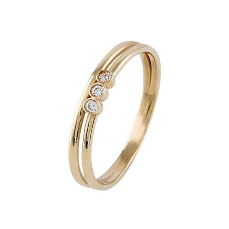 Sortija Oro Itemporality Lux 3 Diamantes GRN-201-045