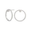 Pendientes circulares plata Itemporality SEA-101-026-UU